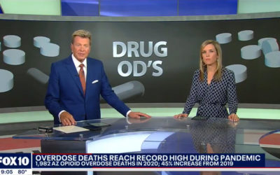 Fox10 Evening News Arizona: CDC Overdose Report – Overdose Deaths Increased During Pandemic