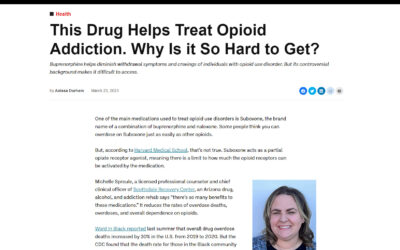 This Drug Helps Treat Opioid Addiction. Why Is it So Hard to Get? SRC in the Media